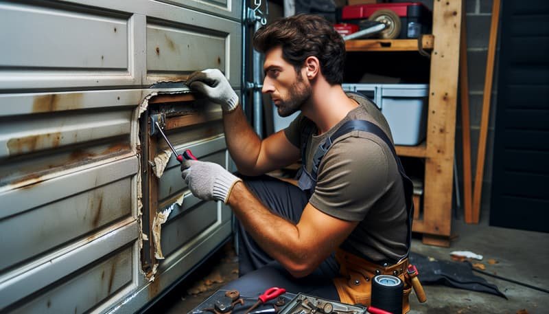 Garage Door Panel Replacement service in Wilson Square