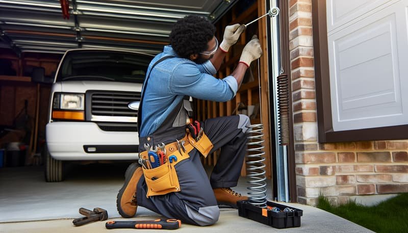 Garage Door Spring Repair service in Bostom